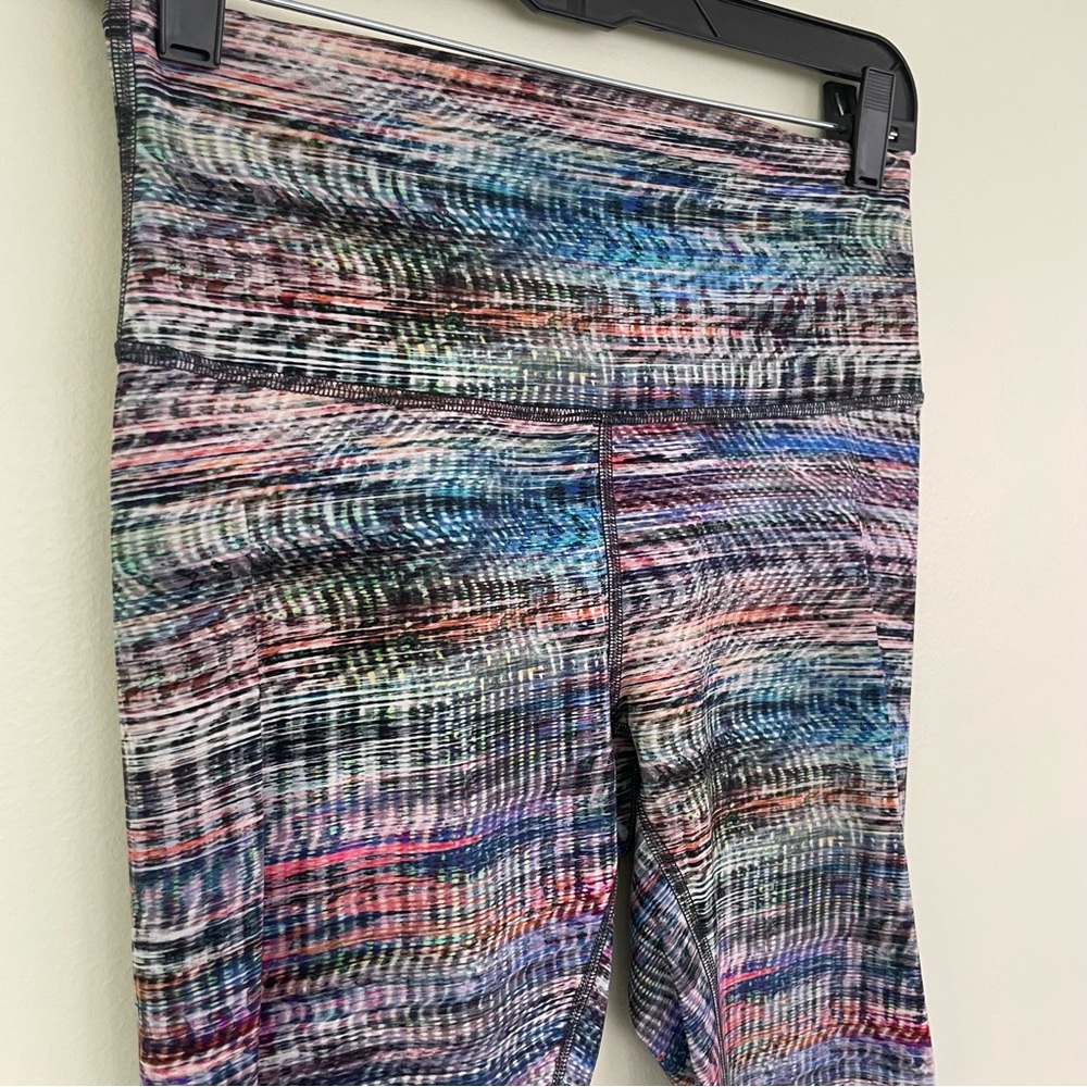 Lululemon Wunder Train High-Rise Tight 25" Digital Oasis White Multi sz 8 - Picture 5 of 10